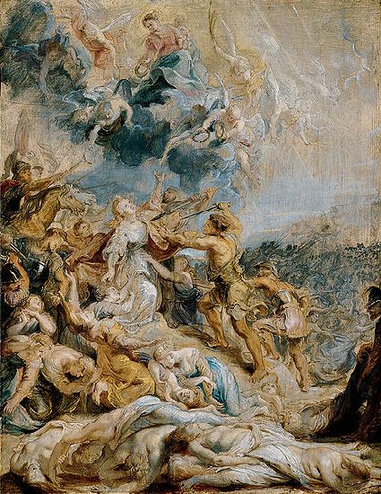 Peter Paul Rubens The Martyrdom of Saint Ursula and the Eleven Thousand Maidens